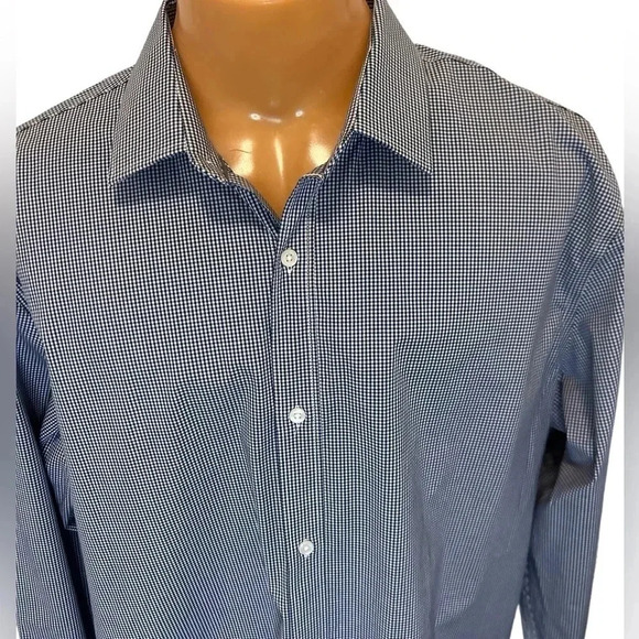 Old Navy Men’s Button Down Shirt Size XXL Tall Slim Fit Non Iron New With Tags - Picture 3 of 13